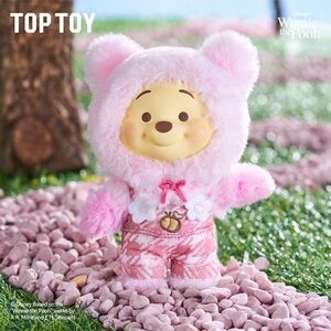 Top Toy Winnie The Pooh Candy Series Plush Pendant - Peach Fizz